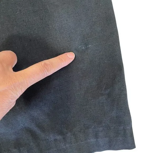 Eileen Fisher Women 100% Organic Linen Pull On Wide Leg Pants Size 1X Minimalist - Picture 5 of 11